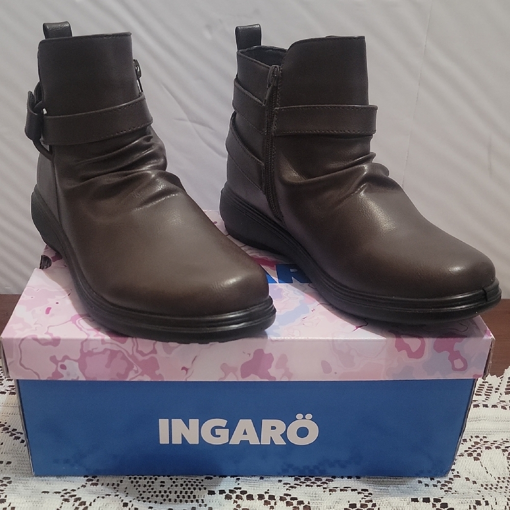 Ingarö Women's Chocolate Ankle Boots Size 9M